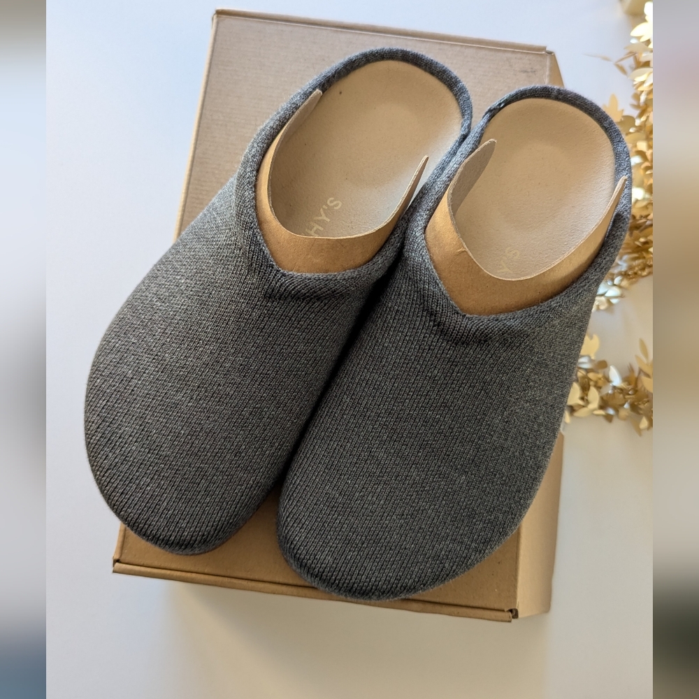 NEW Rothy’s The Casual Clog grey wool gray wool size 7